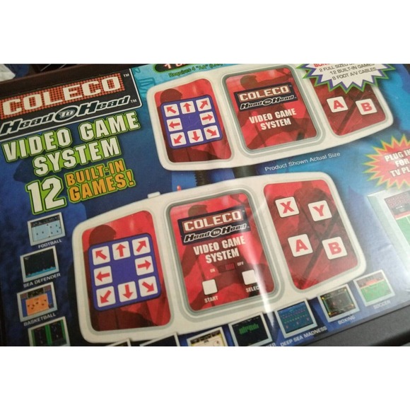 Coleco Head To Head 2005 Video Game System 12 Games New In Box